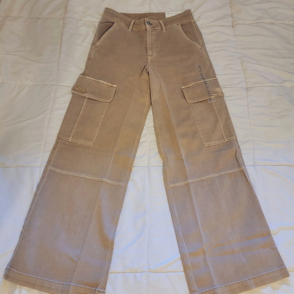 AE High-Rise Baggy Wide Leg Pants (NWT!)
